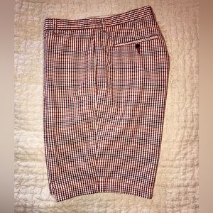 Men’s Tommy Bahama small plaid 10” shorts. Sz. 31.